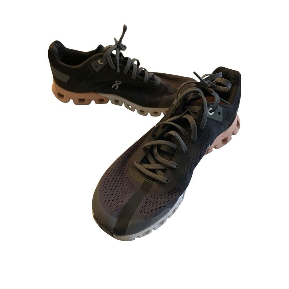 On Running Womens Cloudflow Mesh Rock Rose Trainers Athletic Shoes size 9